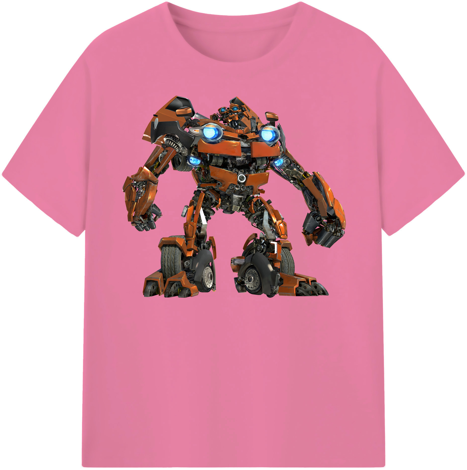 （画像用） Transformers トランスフォーマー 綿100％半袖Tシャツ（フロントプリント）